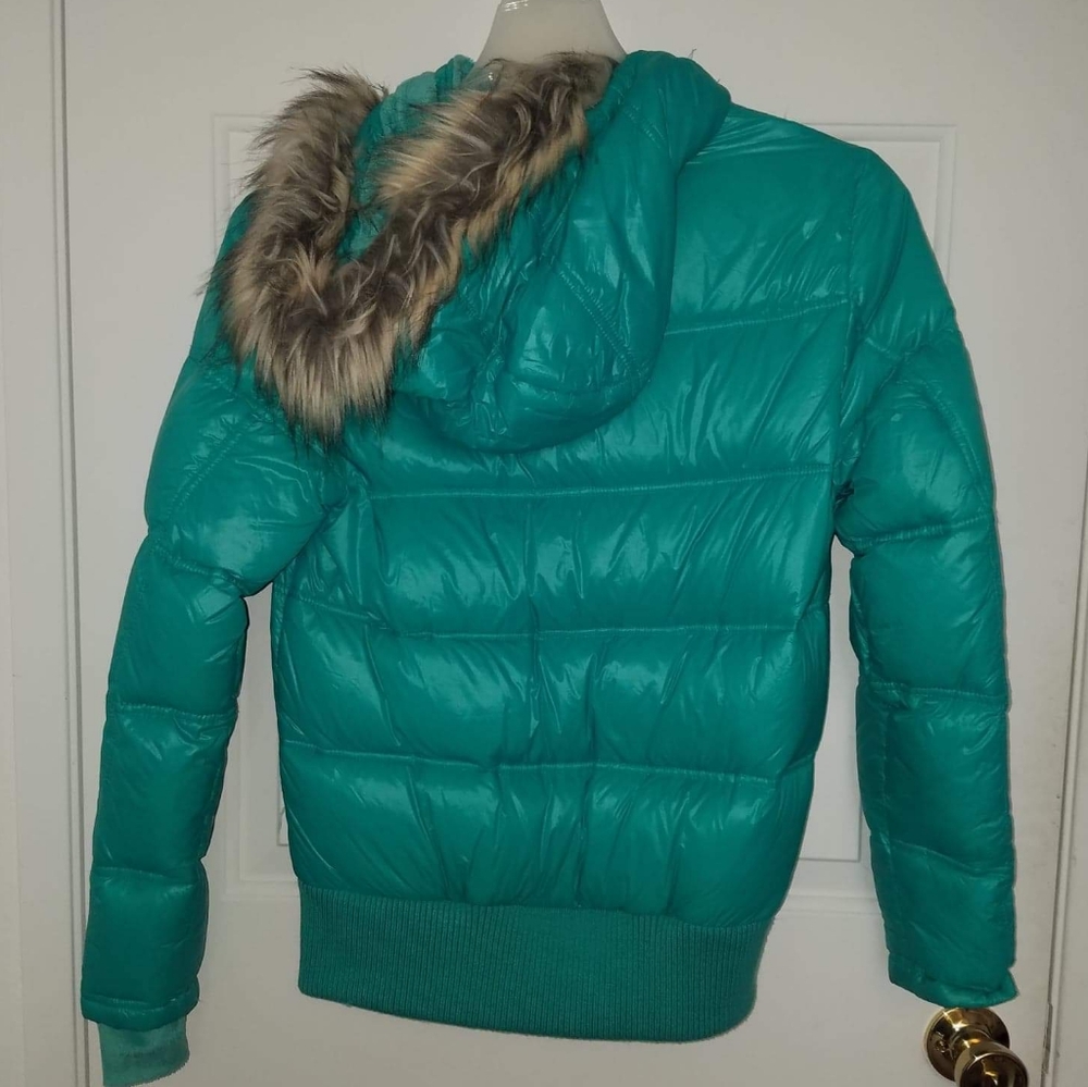 Green Winter Puff Jacket